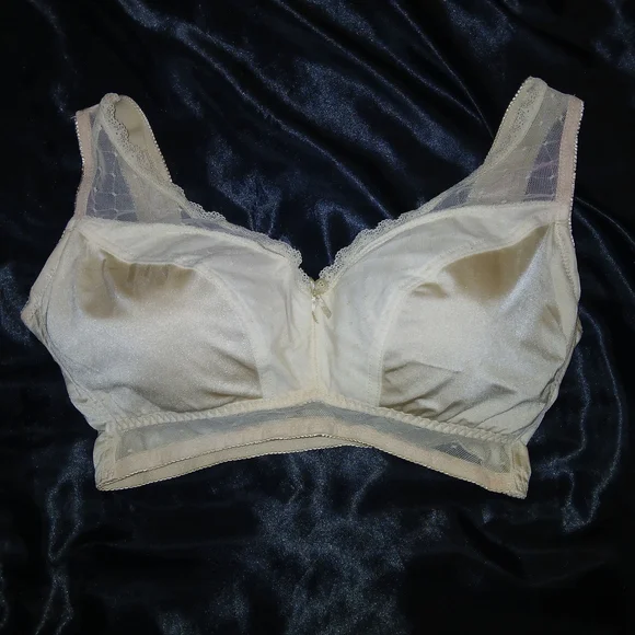 NWOT Rhonda Shear Elegant Cream Bra - Picture 1 of 2